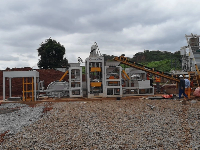 Машина для формования блоков