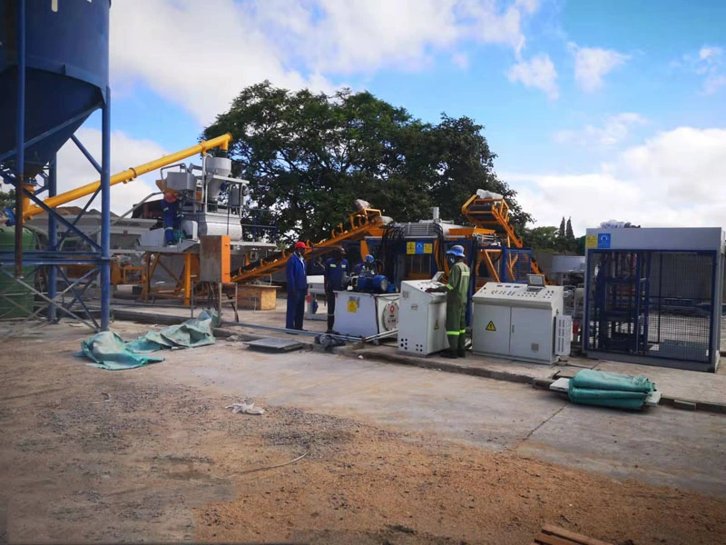 Машина для производства цементных блоков