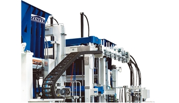 Машина для производства блоков с замковым соединением